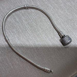 Clear stone pandora bracelet